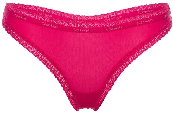 Calvin Klein Bottoms Up Refresh Thong - Shocking Pink