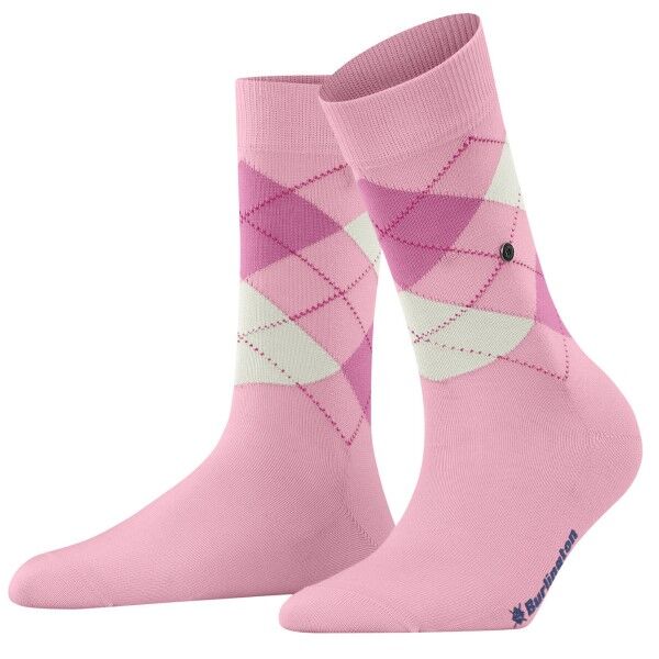Burlington Covent Garden Mercerised Cotton Sock - Pink * Kampanje *