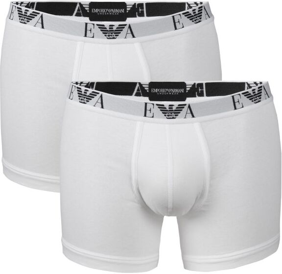 Emporio Armani Armani Stretch Cotton Boxers 2-pakning - White