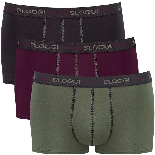 Sloggi 3-pakning Men Start Hipster C3P - Deep purple