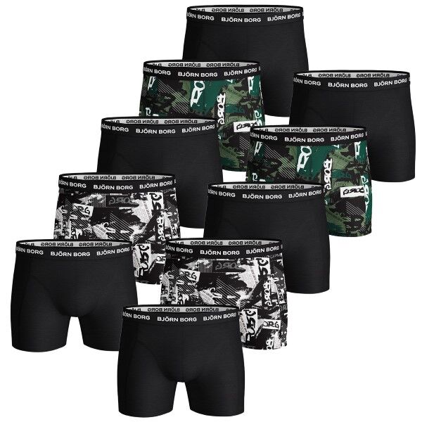 Björn Borg 10-pakning Essential Boxer Shorts BB NY Times - Mixed