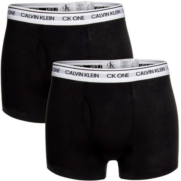 Calvin Klein 2-pakning One Cotton Trunks - Black