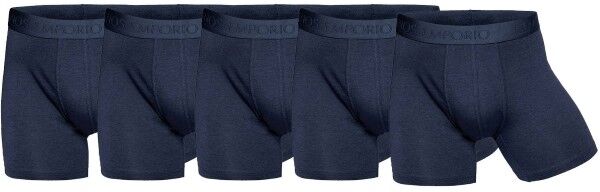 Panos Emporio 5-pakning Bamboo Cotton Boxers - Navy-2