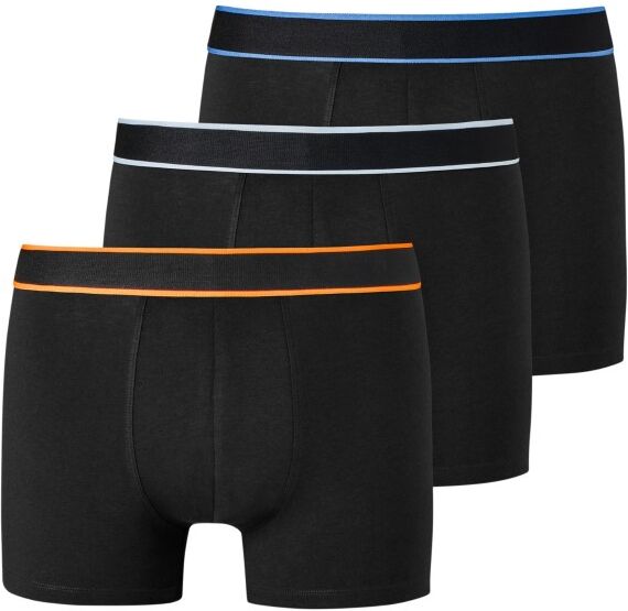 Schiesser 3-pakning 95-5 Organic Cotton Rio Boxer - Black/Orange