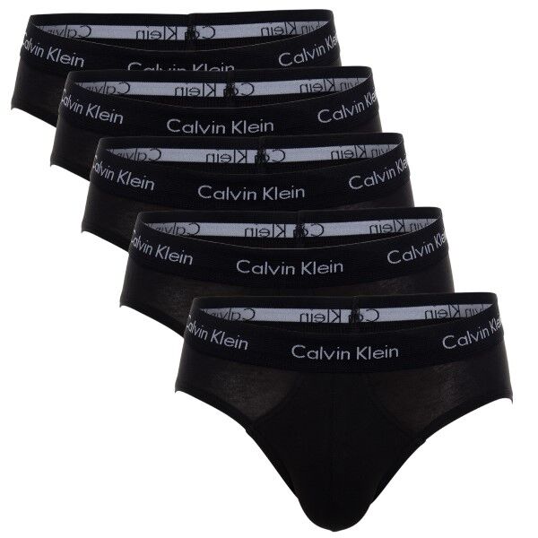 Calvin Klein 5-pakning Cotton Stretch Brief - Black