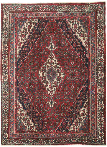 Håndknyttet. Opphav: Persia / Iran Hamadan Patina Teppe 203X273 Ekte Orientalsk Håndknyttet Mørk Brun/Mørk Rød (Ull, Persia/Iran)