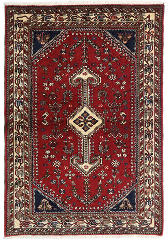 Håndknyttet. Opphav: Persia / Iran 100X148 Orientalsk Ghashghai Teppe Mørk Rød/Beige (Ull, Persia/Iran)