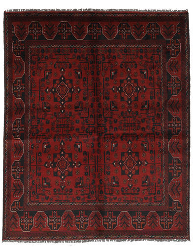 Håndknyttet. Opphav: Afghanistan Afghan Khal Mohammadi Teppe 150X190 Ekte Orientalsk Håndknyttet Svart (Ull, Afghanistan)