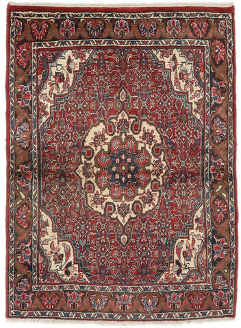 Håndknyttet. Opphav: Persia / Iran 105X140 Orientalsk Gholtogh Teppe Mørk Brun/Svart (Ull, Persia/Iran)