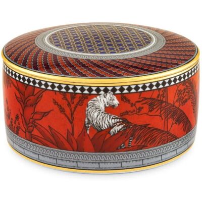 Ginori 1735 Trinket Box Tiger Ginori 1735 Trinket Box Tiger