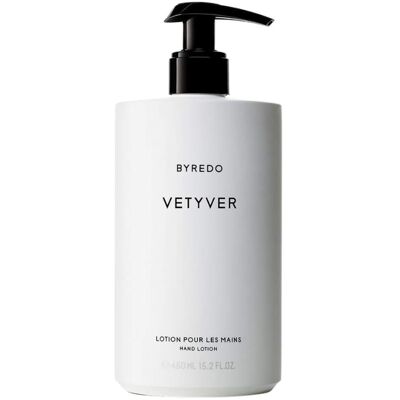 Byredo Vetyver Håndlotion - Ansikt & Kropp - 450ml Byredo Vetyver Håndlotion - Ansikt & Kropp - 450ml