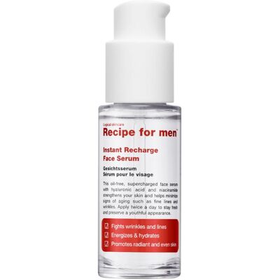 Recipe For Men Recharge Ansiktsserum - Ansiktsserum Recipe For Men Recharge Ansiktsserum - Ansiktsserum