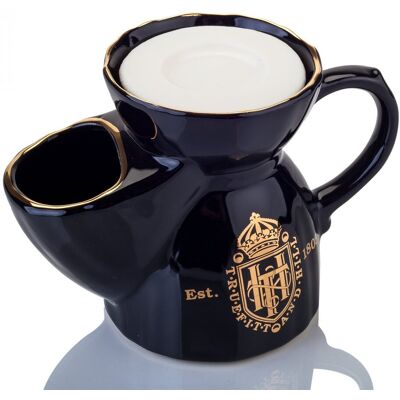Truefitt & Hill Slate Shaving Mug (Svart porselen) Truefitt & Hill Slate Shaving Mug (Svart porselen)