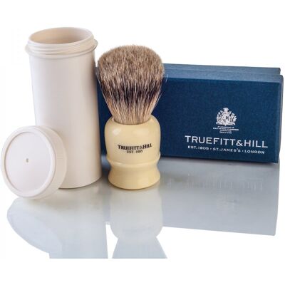 Truefitt & Hill Tube Traveller Shaving Brush Ivory Truefitt & Hill Tube Traveller Shaving Brush Ivory