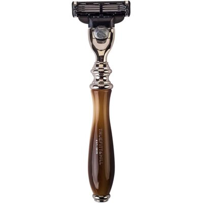 Truefitt & Hill Wellington Mach3 Razor - Faux Horn Truefitt & Hill Wellington Mach3 Razor - Faux Horn