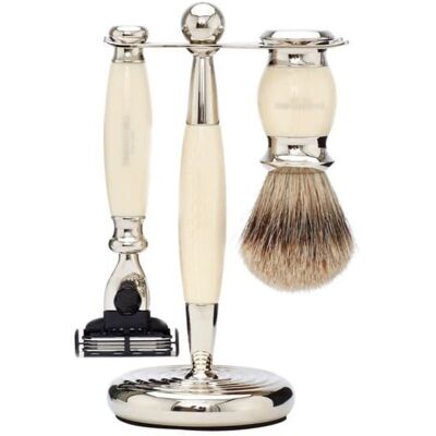 Truefitt & Hill Edwardian Shaving Set - Ivory - Gillette Mach3 Truefitt & Hill Edwardian Shaving Set - Ivory - Gillette Mach3