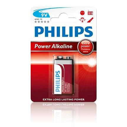 Philips Batteri Philips Power Alkaline 9V
