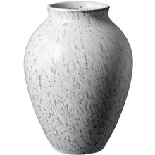 Knabstrup Keramik Knabstrup Vase 20 cm White/Grey