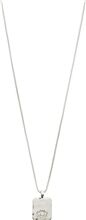 Pilgrim 14221-6001 THANKFUL Square Pendant Necklace