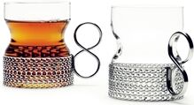 iittala Tsaikka glas med holder 23 cl 2-pack 1 set