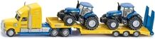 Siku Lastebil med New Holland-Traktor 1:87