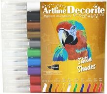 Artline Decorite Tusjpenner Pensel Satin