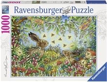 Ravensburger Puslespill 1000 Deler Nocturnal Forest Magic