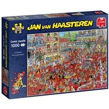 Jan Van Haasteren Puslespill 1000 Deler - La Tomatina