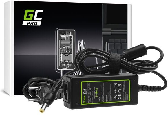 24hshop Green Cell PRO lader / AC Adapter til Acer Aspire One 521 522 531 -19V 1.58A 30W