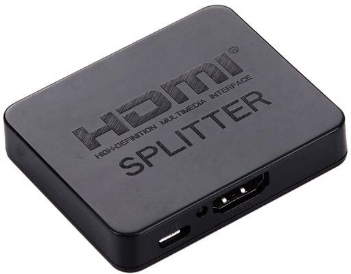 24hshop HDMI Splitter 4K Full HD 1080p Dobbel display