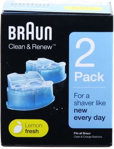 24hshop Braun CCR2 Rengjøringspatroner 2-pk