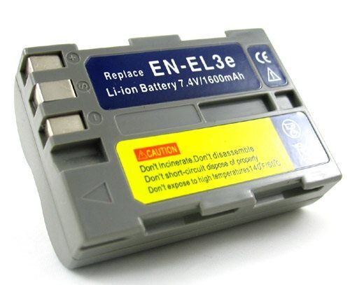 24hshop Batteri EN-EL3e til Nikon D50 / D70 / D70s