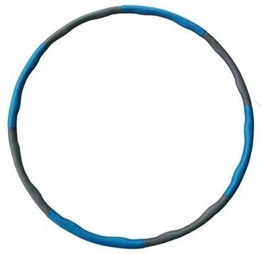 24hshop Hula Hoop 100cm 1,2kg Blå/Grå