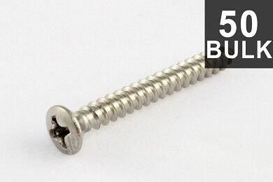 ALLPARTS GS-0003-B05 Bulk Pack of 50 Steel Strap Button Screws