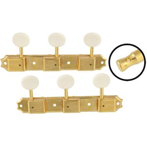 ALLPARTS TK-0700-002 Vintage Style 3x3 Keys Gold