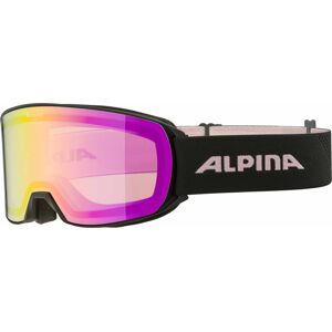 Alpina m40 nakiska q-lite gogle narciarskie/snowboardowe, black-rose matt  - Męski