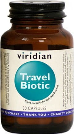 Rainforest Foods Probiotyki Travel biotic 30 kapsułek Viridian
