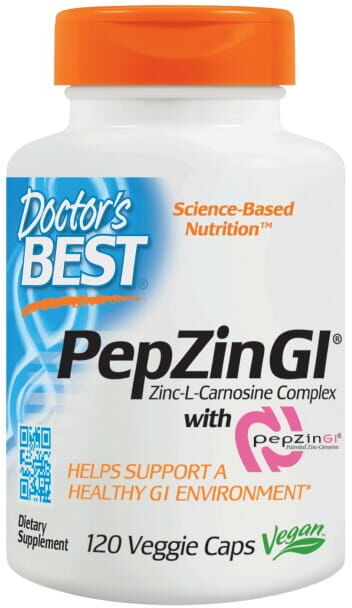 Doctor's Best PepZin Gl Cynk i LKarnozyna 120 kapsułek Doctor's Best