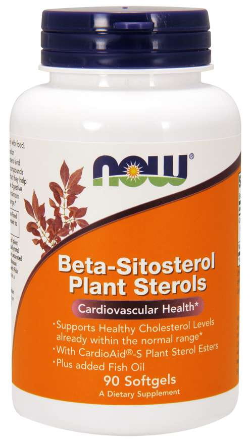 NOW FOODS BetaSitosterol Plant Sterols Sterole roślinne 90 kapsu