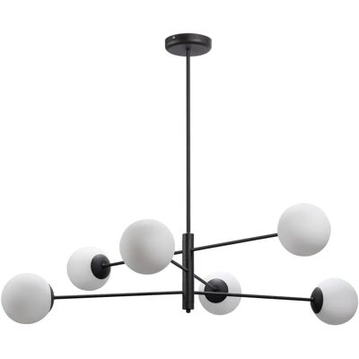 Aldex Nomme 6 Czarna lampa sufitowa - Oświetlenie sufitu Aldex Nomme 6 Czarna lampa sufitowa - Oświetlenie sufitu