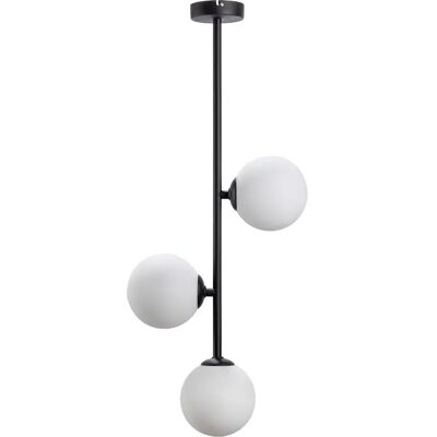 Vox Lampa sufitowa Libra 3 klosz mleczny Vox Lampa sufitowa Libra 3 klosz mleczny