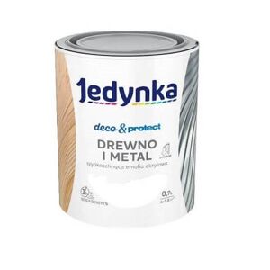 Jedynka Farba Deco & Protect Drewno I Metal Biały Poł, 0,7L Jedynka-Tikkurila