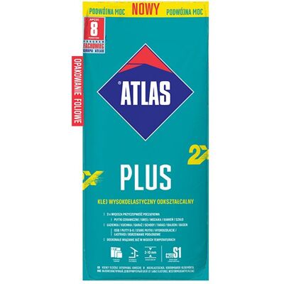 ATLAS - Atlas Plus - 2-10 mm - Klej do płytek ATLAS - Atlas Plus - 2-10 mm - Klej do płytek