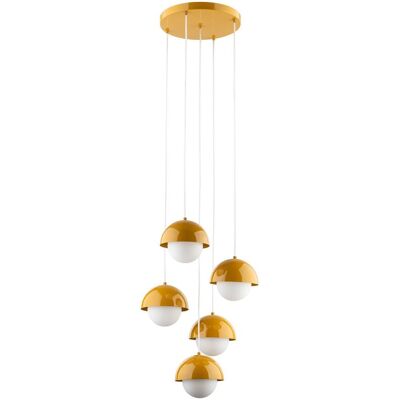 TK Lighting BONO OCHRA LAMPA WISZACA 5 TK Lighting BONO OCHRA LAMPA WISZACA 5