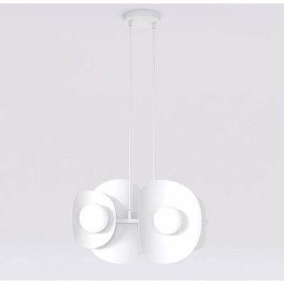 EMIBIG Lampa wisząca ELEMENTI nowoczesna biała G9 8W LED EMIBIG Lampa wisząca ELEMENTI nowoczesna biała G9 8W LED
