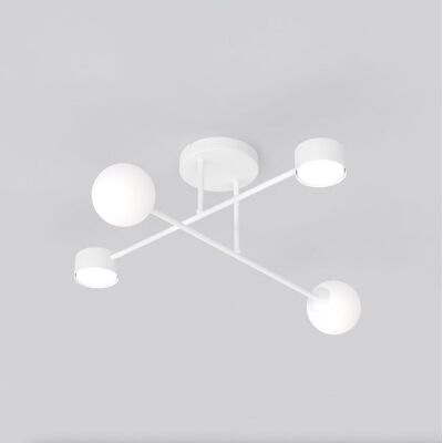 EMIBIG Lampa sufitowa HOLON nowoczesna biała G9, GX53 8W LED, 10 LED EMIBIG Lampa sufitowa HOLON nowoczesna biała G9, GX53 8W LED, 10 LED