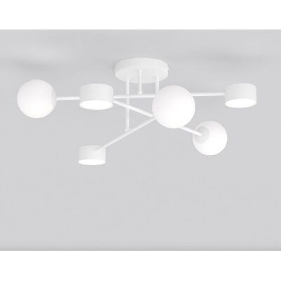 EMIBIG Lampa sufitowa HOLON nowoczesna biała G9, GX53 8W LED, 10 LED EMIBIG Lampa sufitowa HOLON nowoczesna biała G9, GX53 8W LED, 10 LED