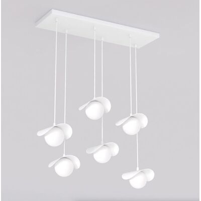 EMIBIG Lampa wisząca RITUAL nowoczesna biała G9 8W LED EMIBIG Lampa wisząca RITUAL nowoczesna biała G9 8W LED
