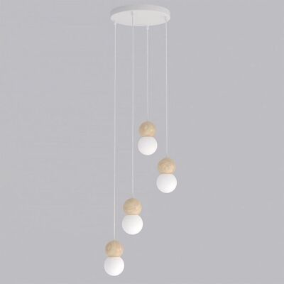 EMIBIG Lampa wisząca LOOP nowoczesna biała G9 8W LED EMIBIG Lampa wisząca LOOP nowoczesna biała G9 8W LED