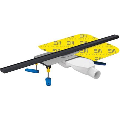 Emporia Zestaw Odpływowy Slim Czarny Mat 70 Cm Emporia Emporia Zestaw Odpływowy Slim Czarny Mat 70 Cm Emporia